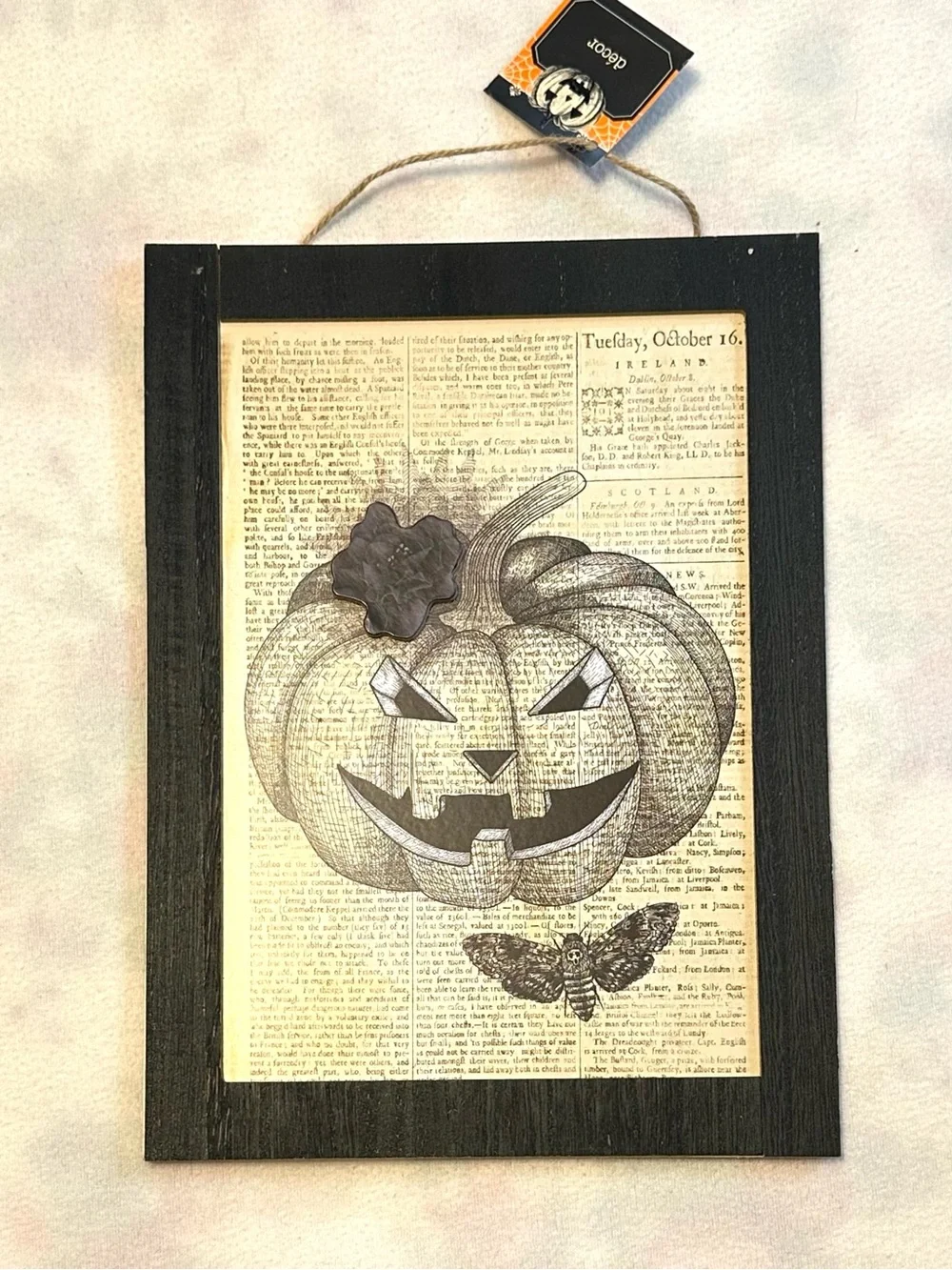 5/$$15💥 2pcs Halloween Wall Decor plywood Bundle Lot Seasonal Vintage Look